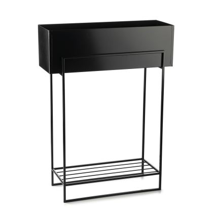 Suporte para flores 82x60 cm preto