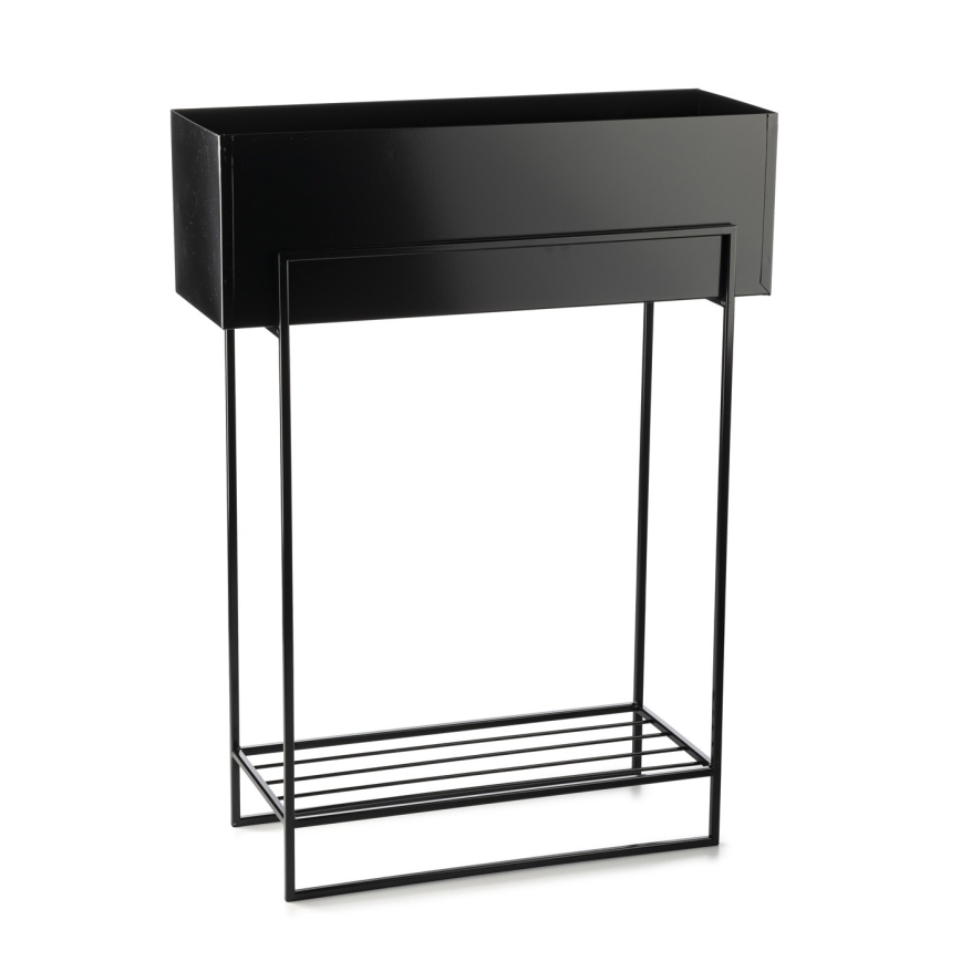 Suporte para flores 82x60 cm preto