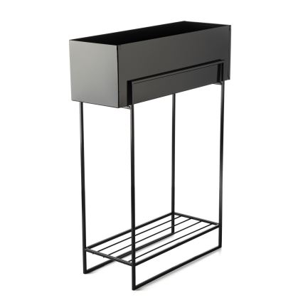 Suporte para flores 82x60 cm preto