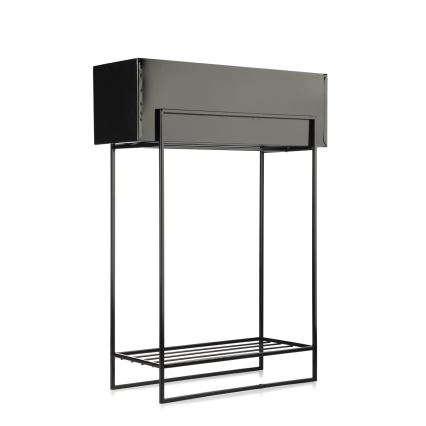 Suporte para flores 82x60 cm preto