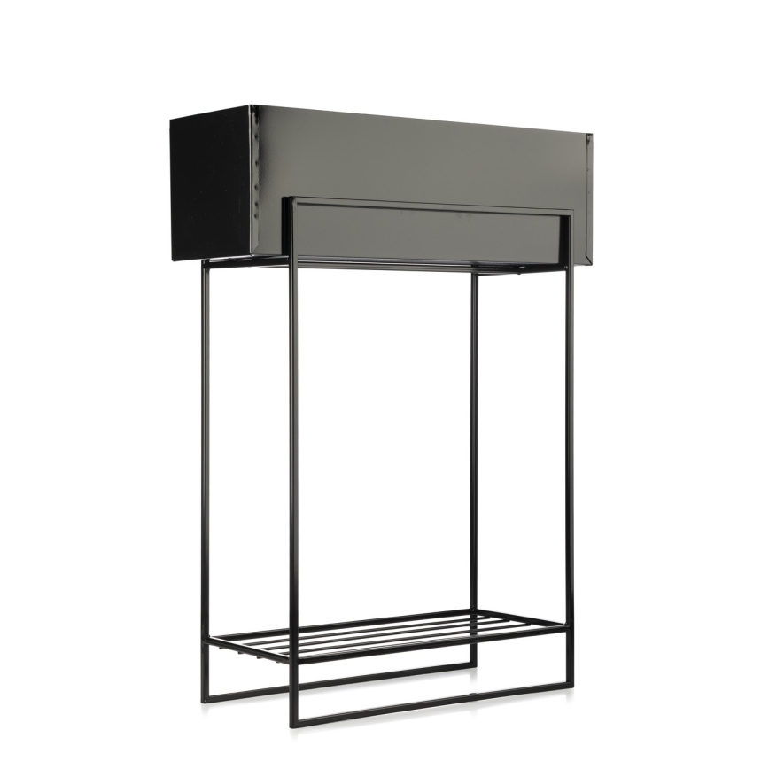Suporte para flores 82x60 cm preto