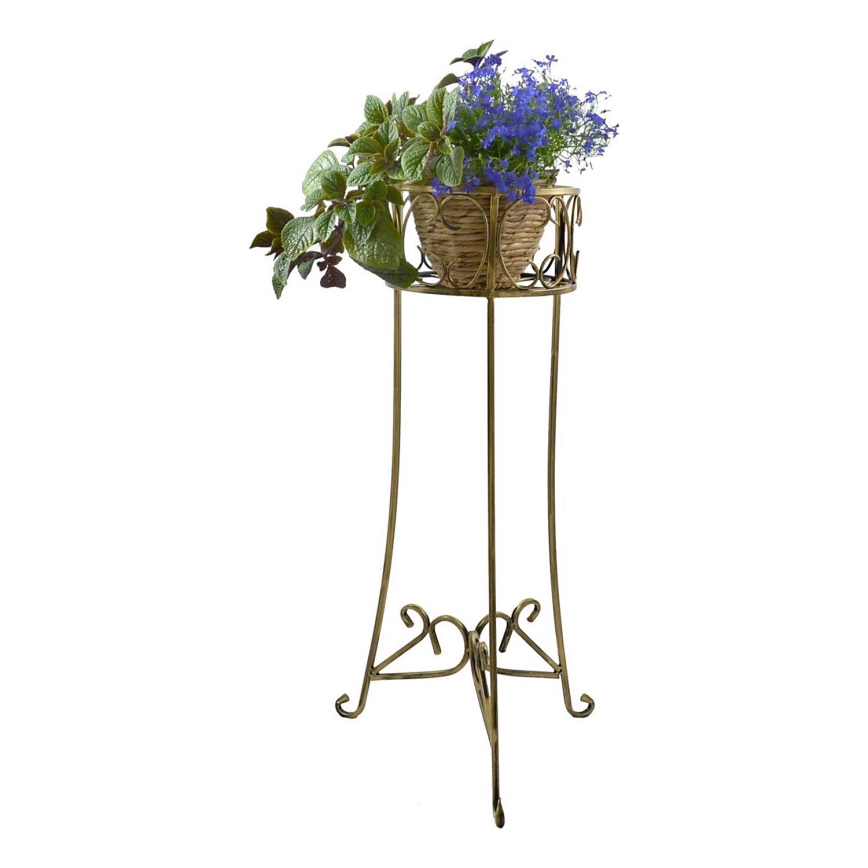 Suporte para flores 88x28 cm dourado