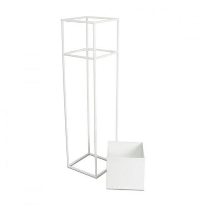 Suporte para flores 90x24 cm branco