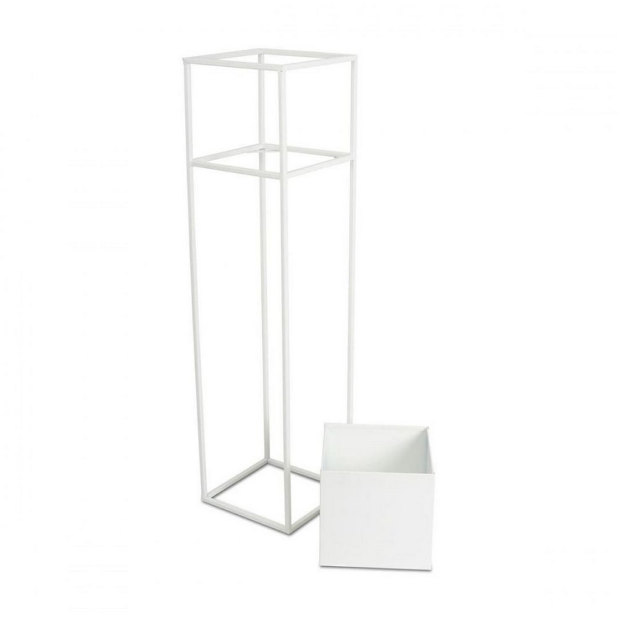 Suporte para flores 90x24 cm branco