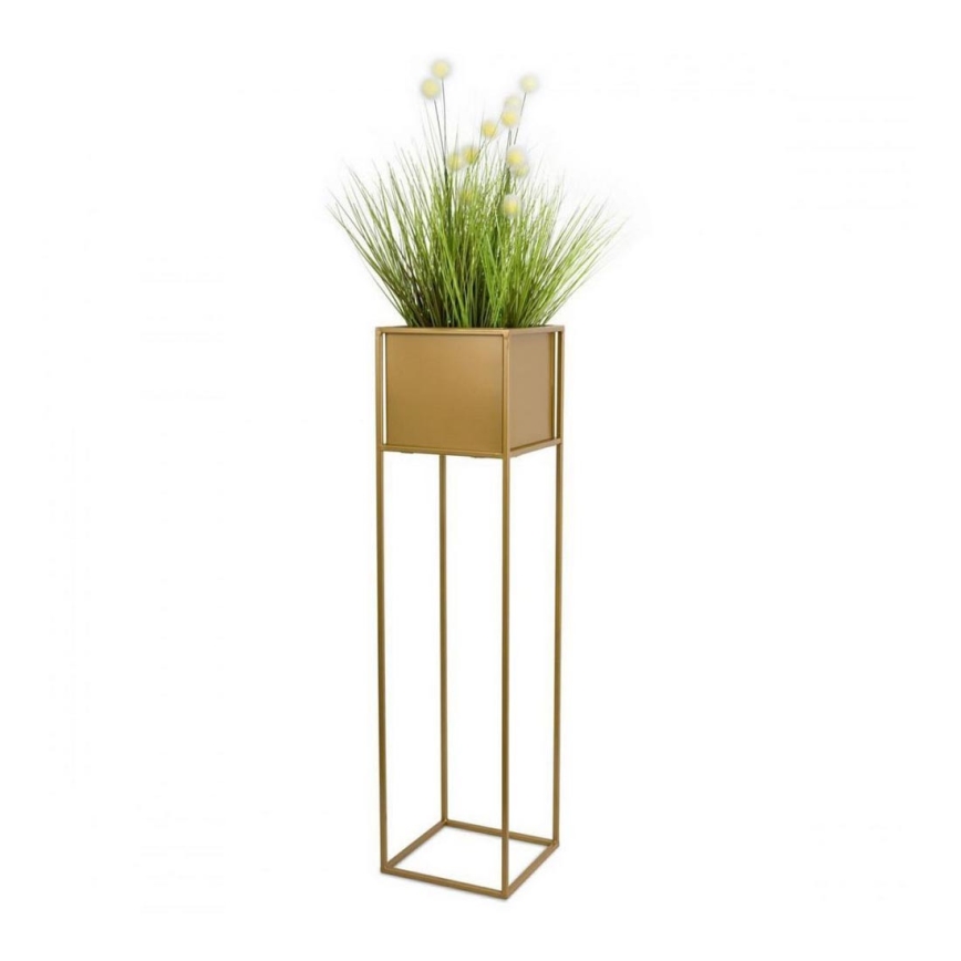 Suporte para flores 90x24 cm dourado