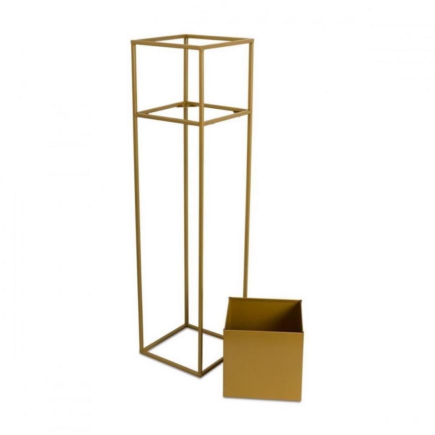 Suporte para flores 90x24 cm dourado