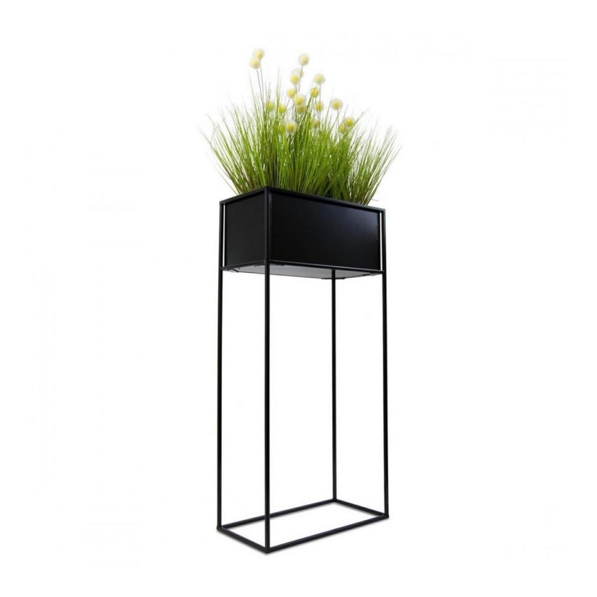 Suporte para flores 90x44 cm preto