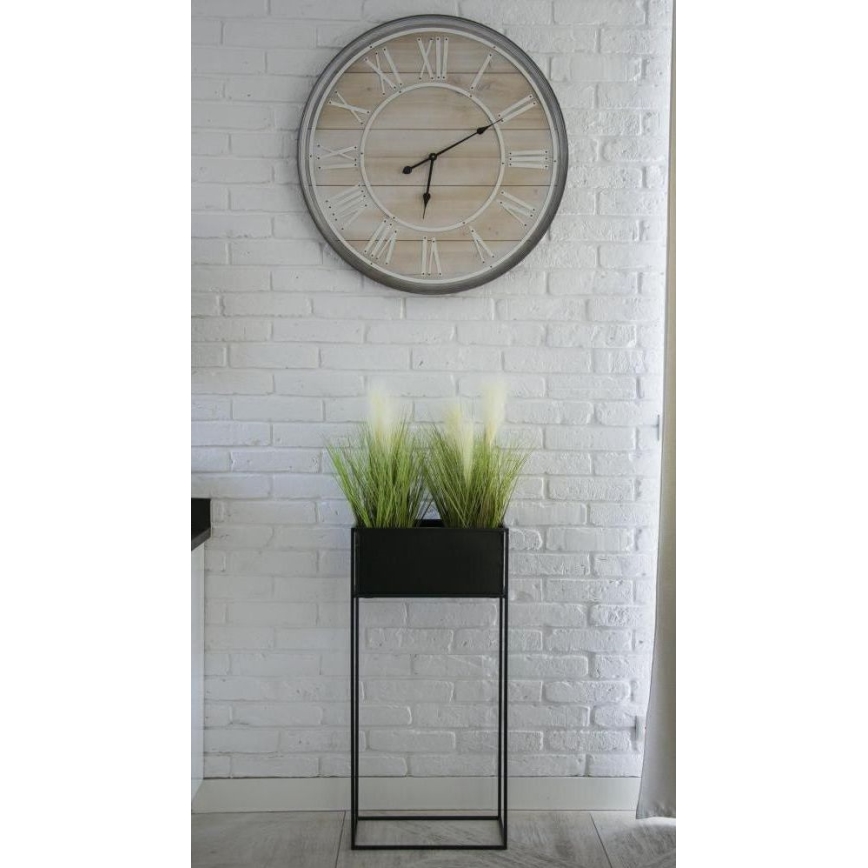 Suporte para flores 90x44 cm preto