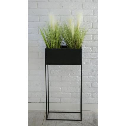 Suporte para flores 90x44 cm preto
