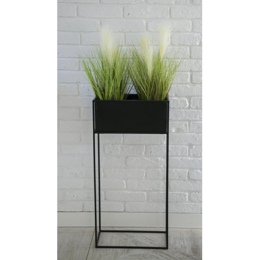Suporte para flores 90x44 cm preto