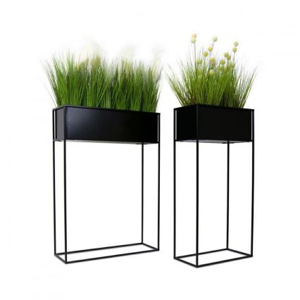 Suporte para flores 90x44 cm preto