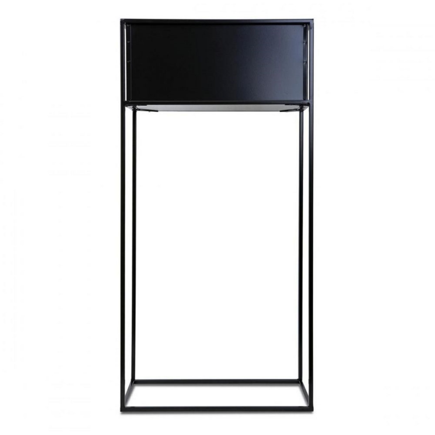 Suporte para flores 90x44 cm preto
