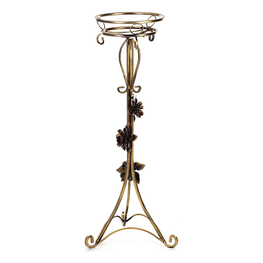 Suporte para flores 95x38 cm dourado