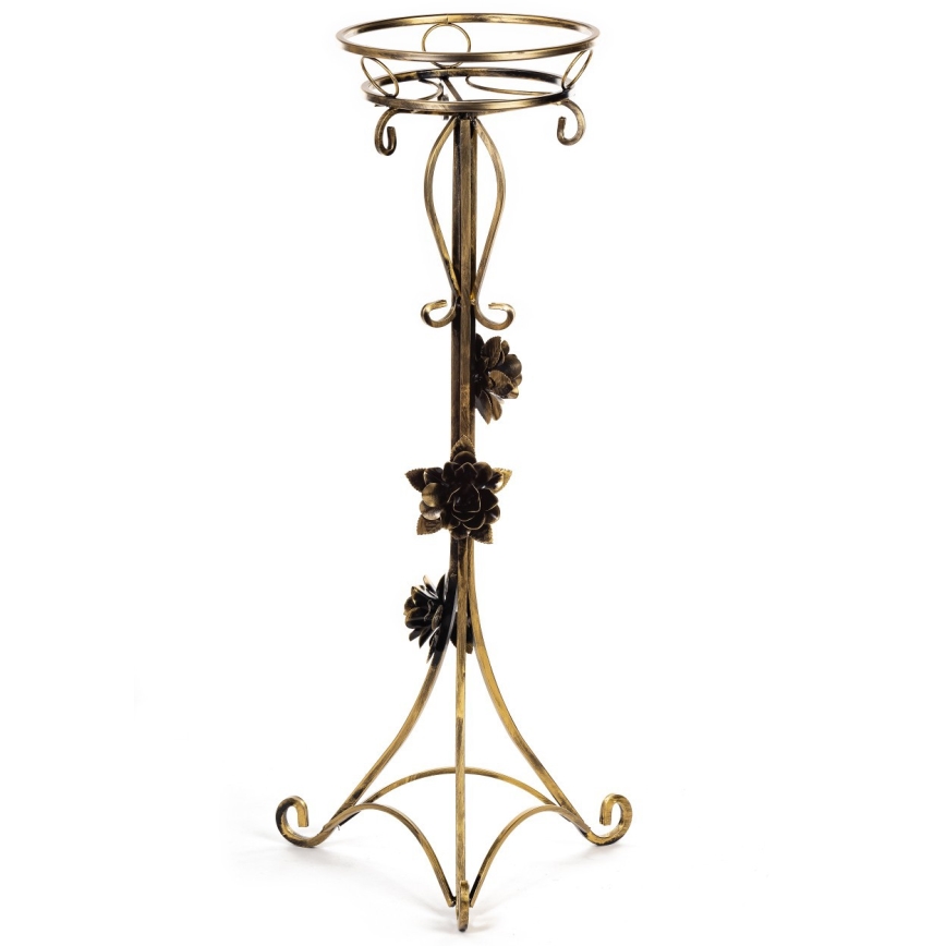 Suporte para flores 95x38 cm dourado