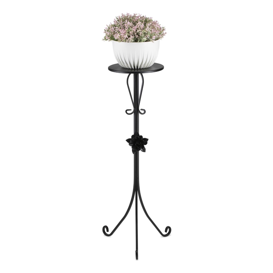 Suporte para flores 95x39 cm preto