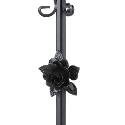 Suporte para flores 95x39 cm preto