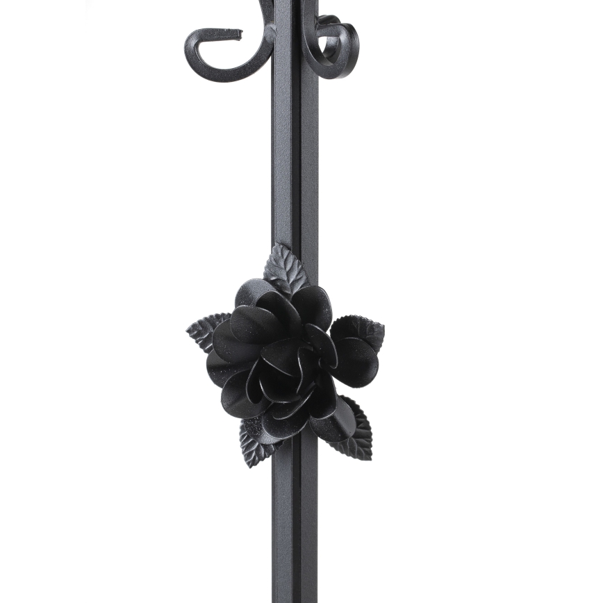 Suporte para flores 95x39 cm preto