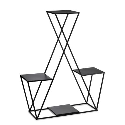 Suporte para flores 95x78 cm preto