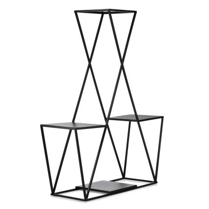 Suporte para flores 95x78 cm preto