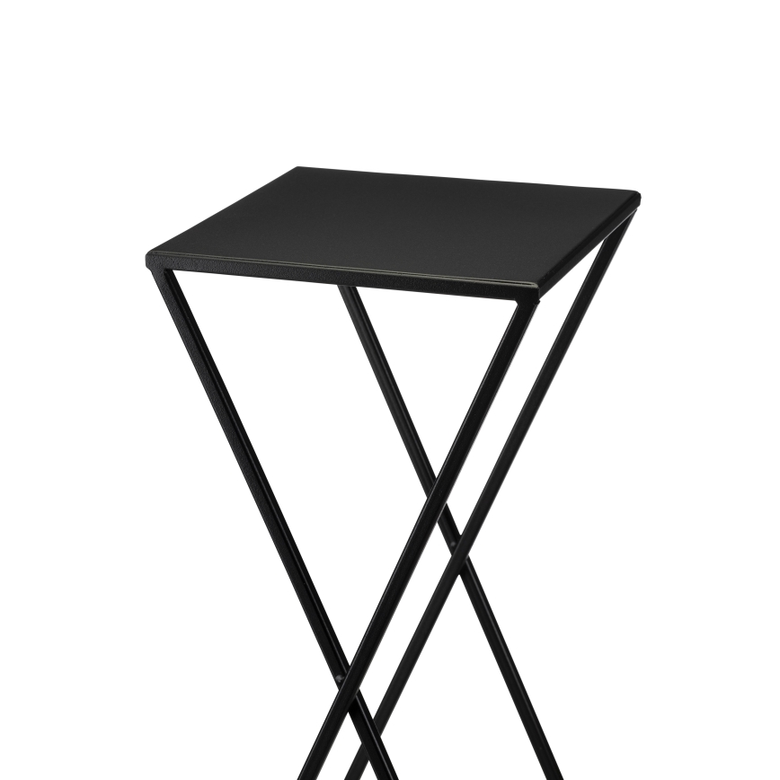 Suporte para flores 95x78 cm preto