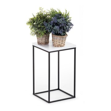 Suporte para flores BASICLOFT 40x24 branco/preto