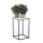 Suporte para flores BASICLOFT 40x24 branco/preto