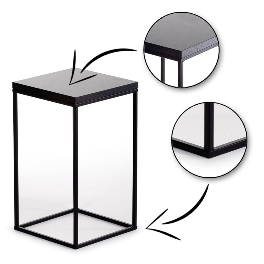Suporte para flores BASICLOFT 40x24 preto