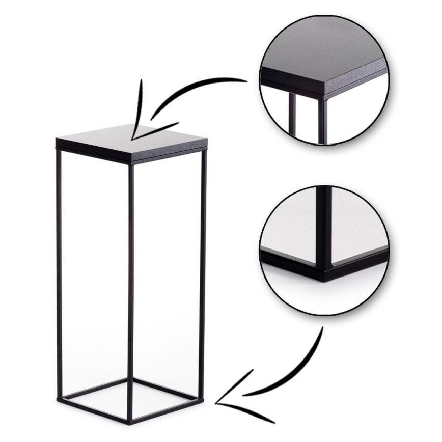 Suporte para flores BASICLOFT 60x24 preto