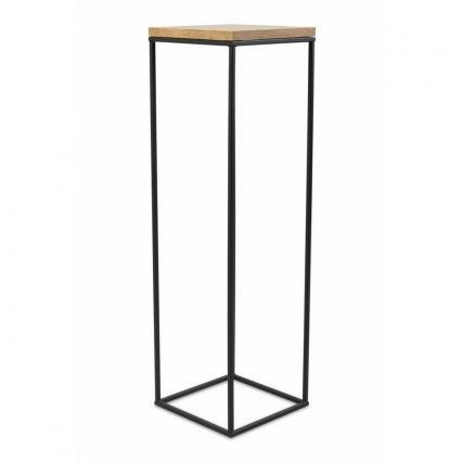 Suporte para flores BASICLOFT 80x24 preto/castanho
