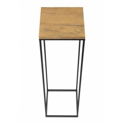 Suporte para flores BASICLOFT 80x24 preto/castanho