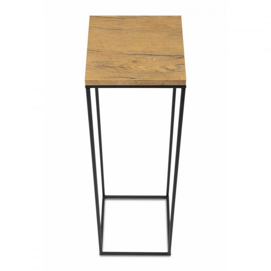 Suporte para flores BASICLOFT 80x24 preto/castanho