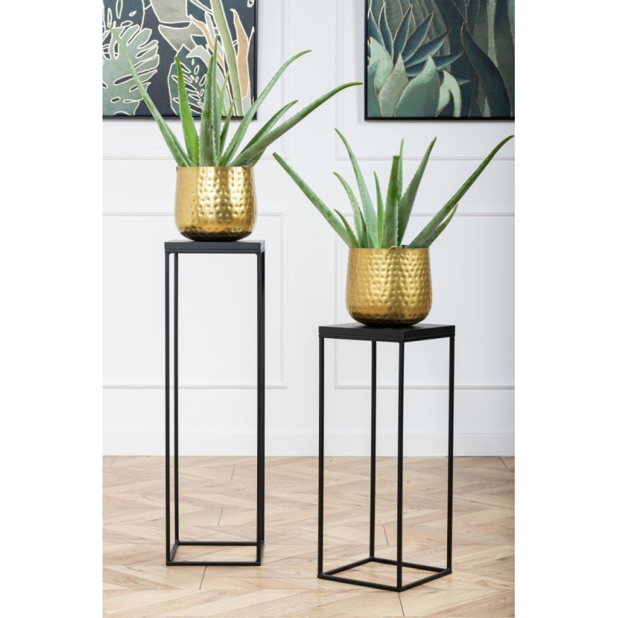 Suporte para flores BASICLOFT 80x24 preto
