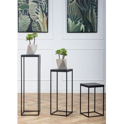 Suporte para flores BASICLOFT 80x24 preto