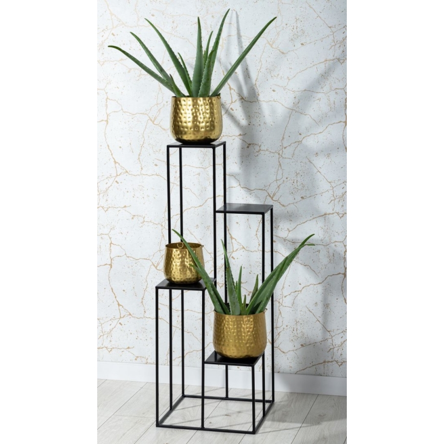 Suporte para flores KASKADA 110x40 preto