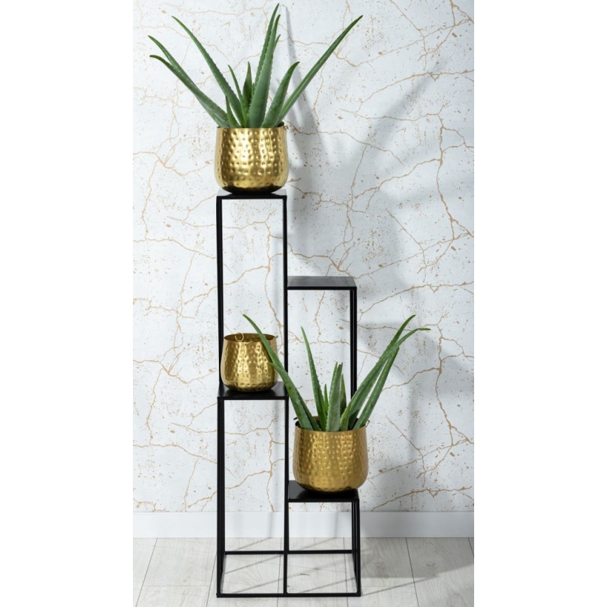 Suporte para flores KASKADA 110x40 preto