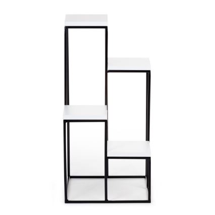 Suporte para flores KASKADA 70x34 preto/branco