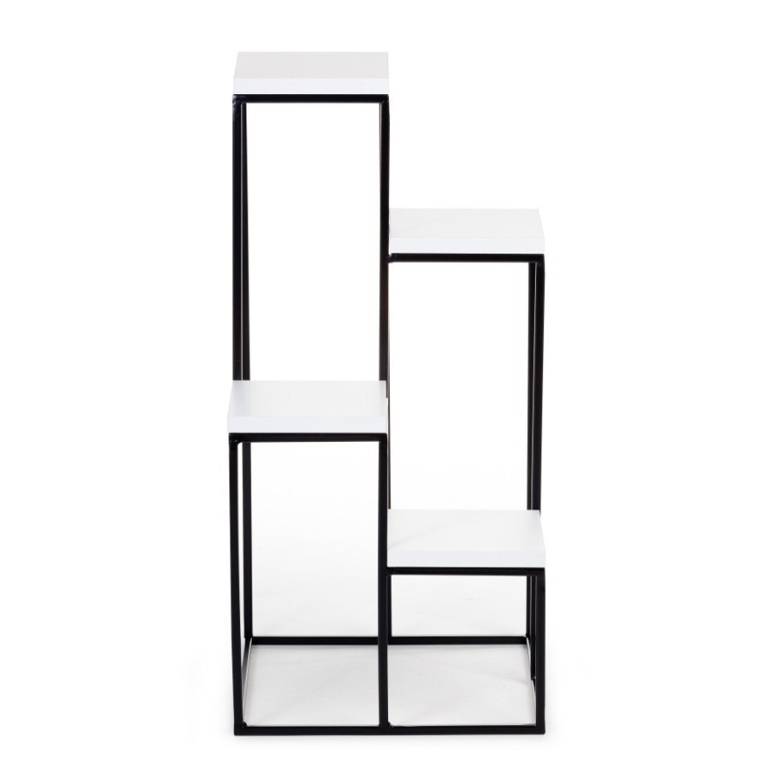Suporte para flores KASKADA 70x34 preto/branco