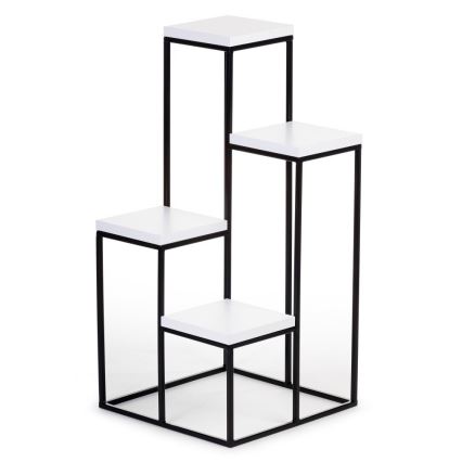 Suporte para flores KASKADA 70x34 preto/branco