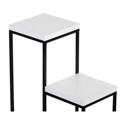 Suporte para flores KASKADA 70x34 preto/branco