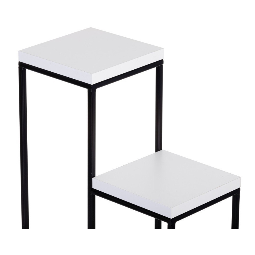 Suporte para flores KASKADA 70x34 preto/branco