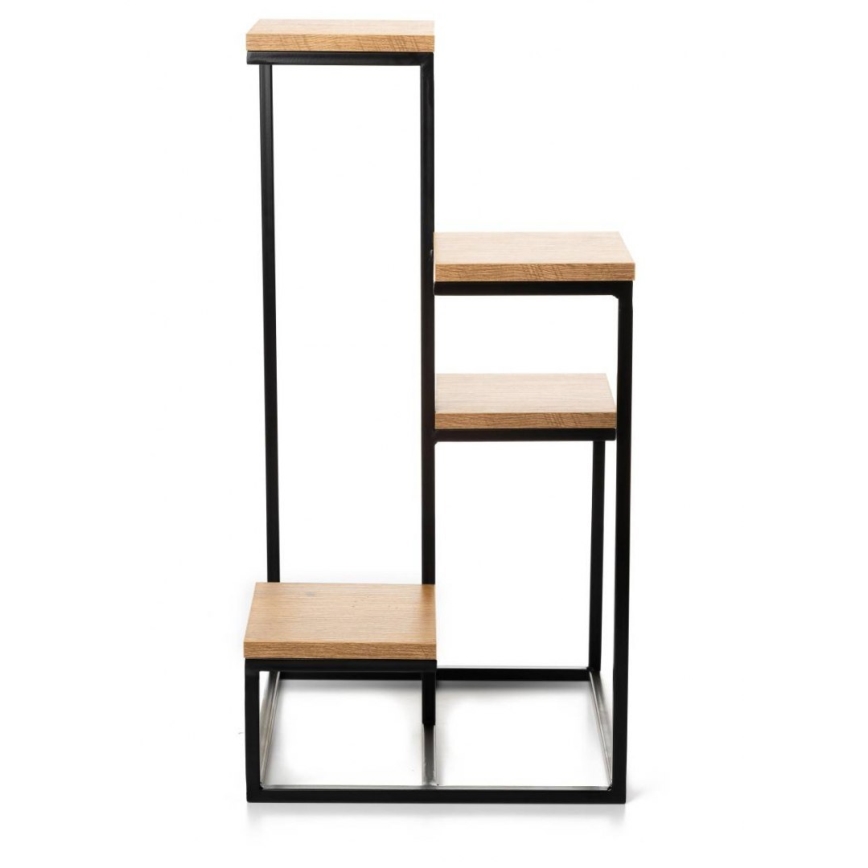 Suporte para flores KASKADA 79x40 preto/castanho