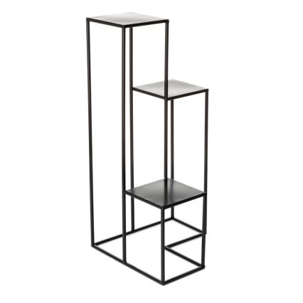 Suporte para flores KASKADA 85x40 cm preto