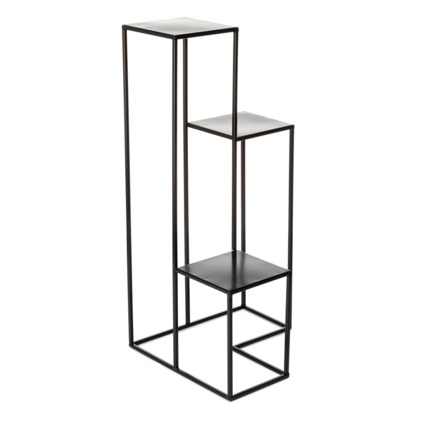 Suporte para flores KASKADA 85x40 cm preto
