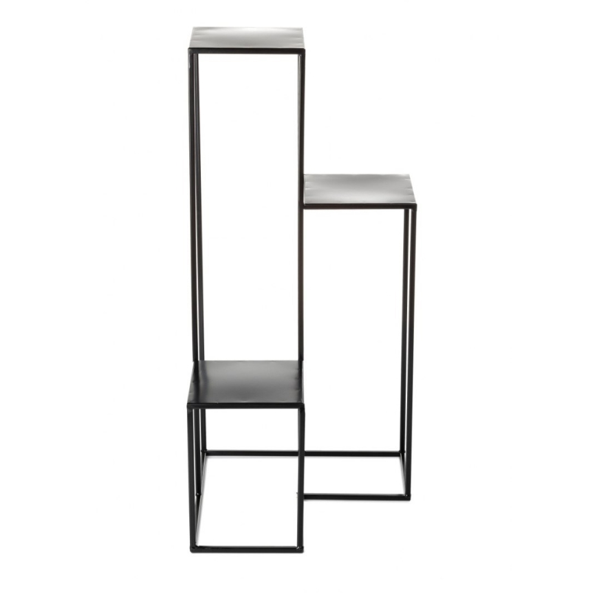 Suporte para flores KASKADA 85x40 cm preto