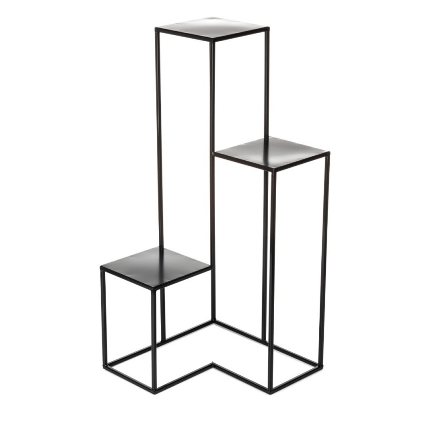 Suporte para flores KASKADA 85x40 cm preto