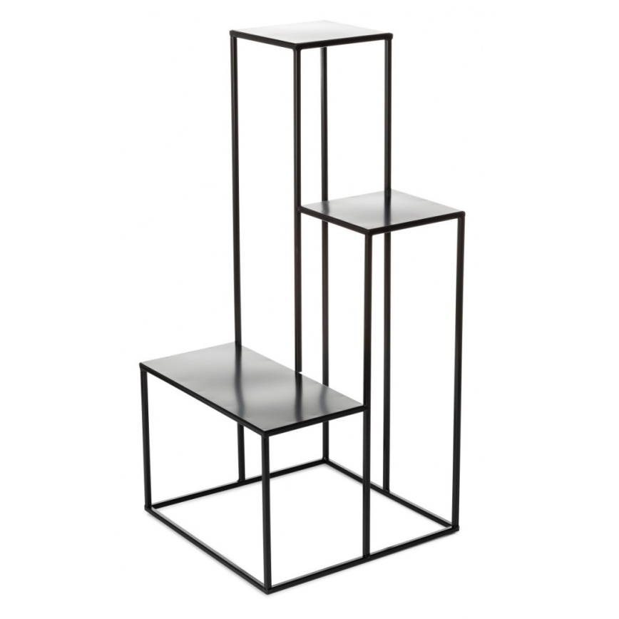 Suporte para flores KASKADA 85x40 cm preto