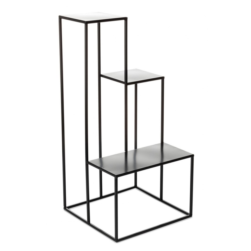 Suporte para flores KASKADA 85x40 cm preto
