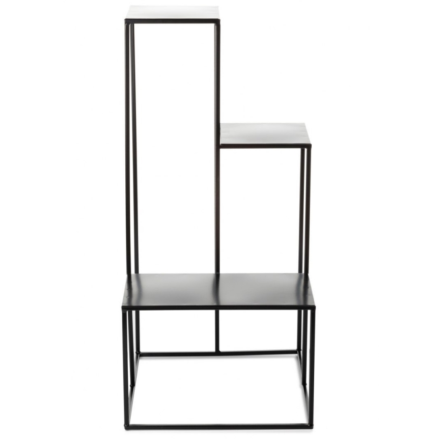 Suporte para flores KASKADA 85x40 cm preto