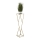 Suporte para flores LOFT 100x23,5 cm dourado