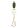 Suporte para flores LOFT 100x24 cm dourado/branco